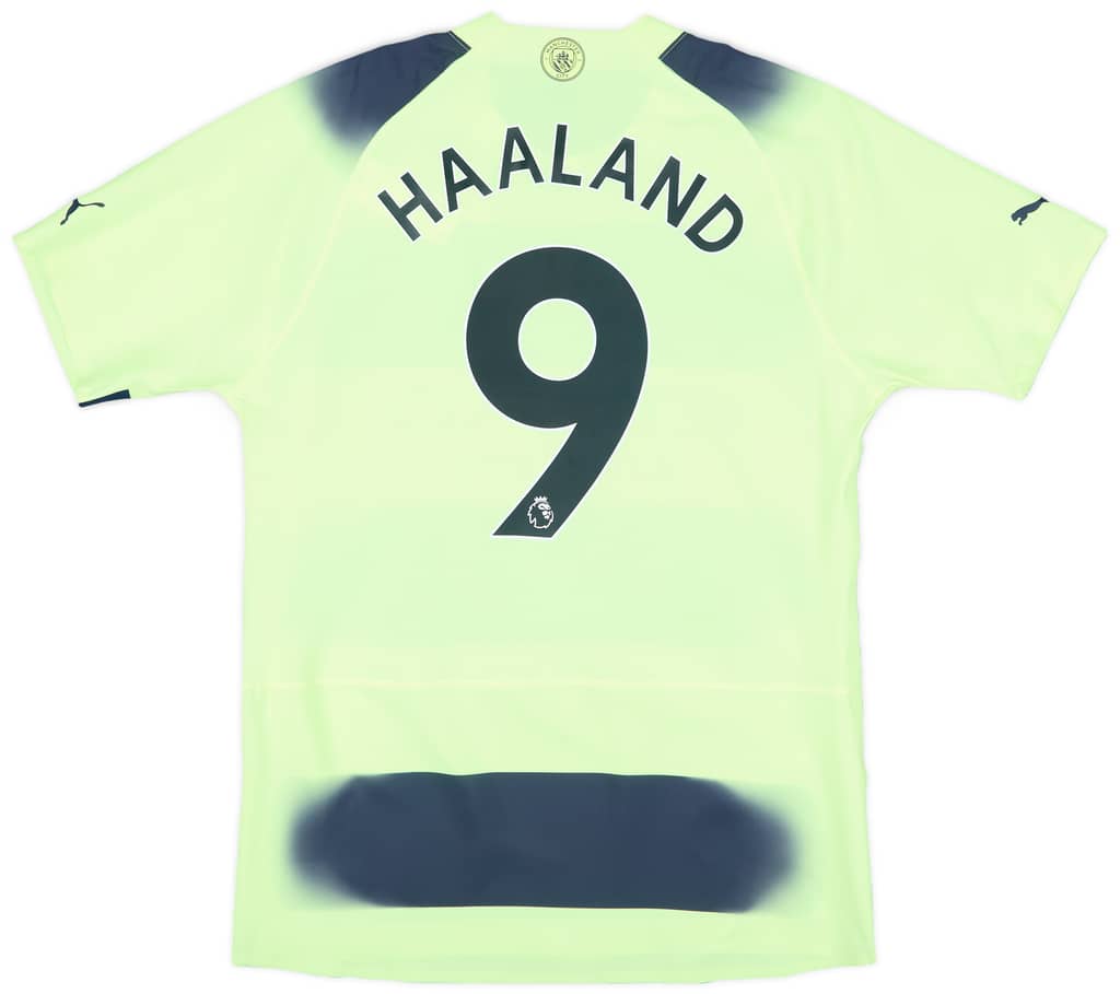 2022-23 Manchester City Player Issue Third Shirt Haaland #9 (M)