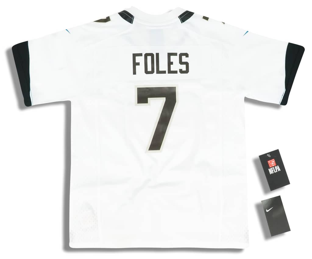 2019 Jacksonville Jaguars Foles #7 Nike Game Jersey (Away) Y - W/Tags