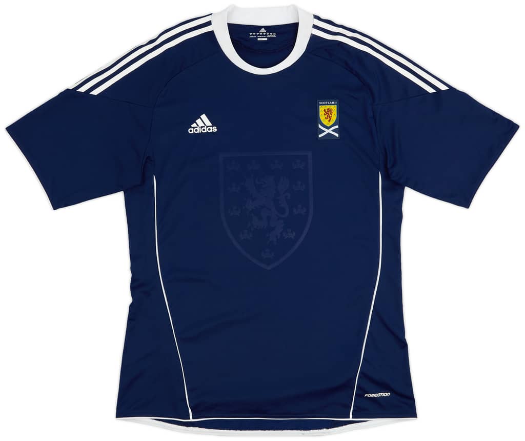 2010-11 Scotland Player Issue Home Shirt - 8/10 - (XL)
