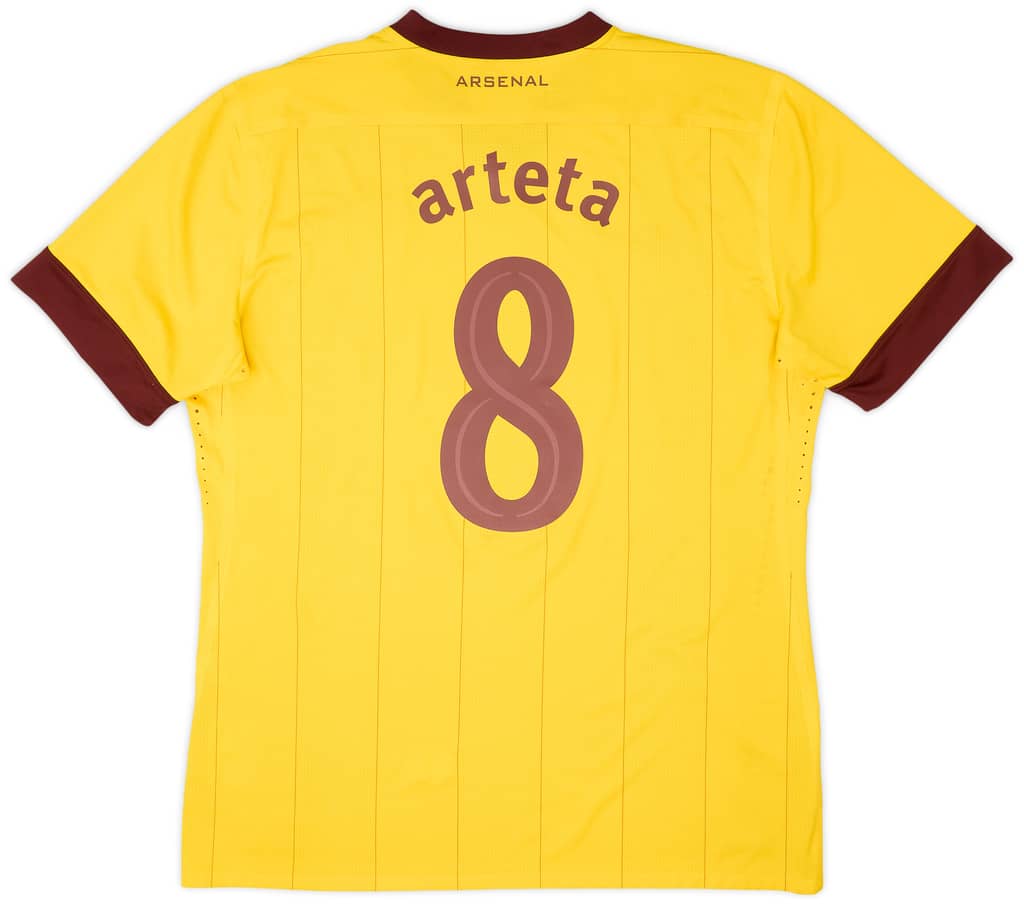 2010-13 Arsenal Player Issue Away Shirt Arteta #8 - 8/10 - (XL)