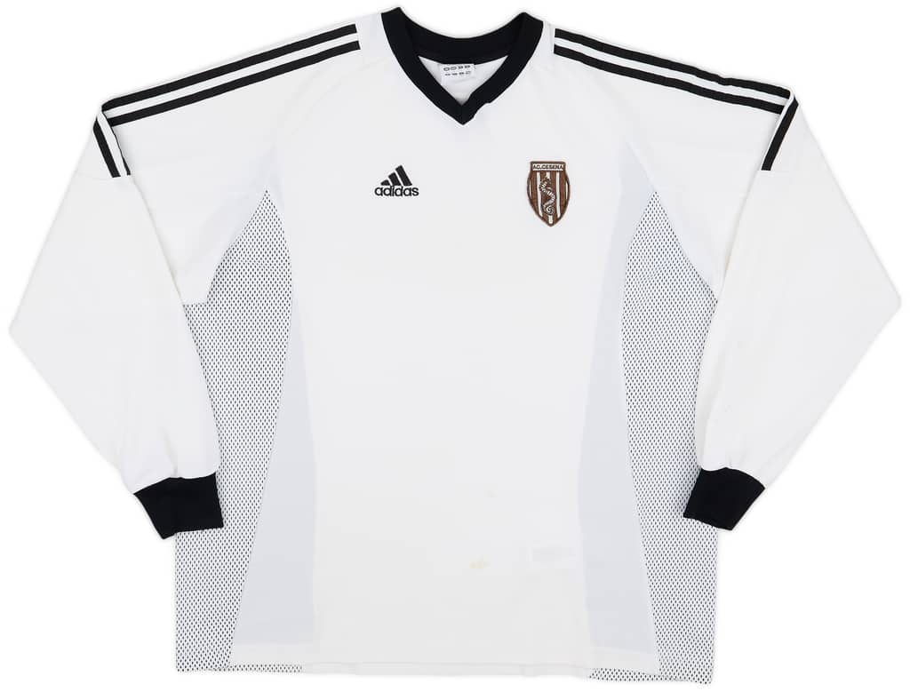 2002-03 Cesena Home L/S Shirt - 5/10 - (XL)