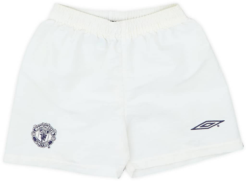 1999-00 Manchester United Away Alternate Shorts - 8/10 - (4-5 Years)