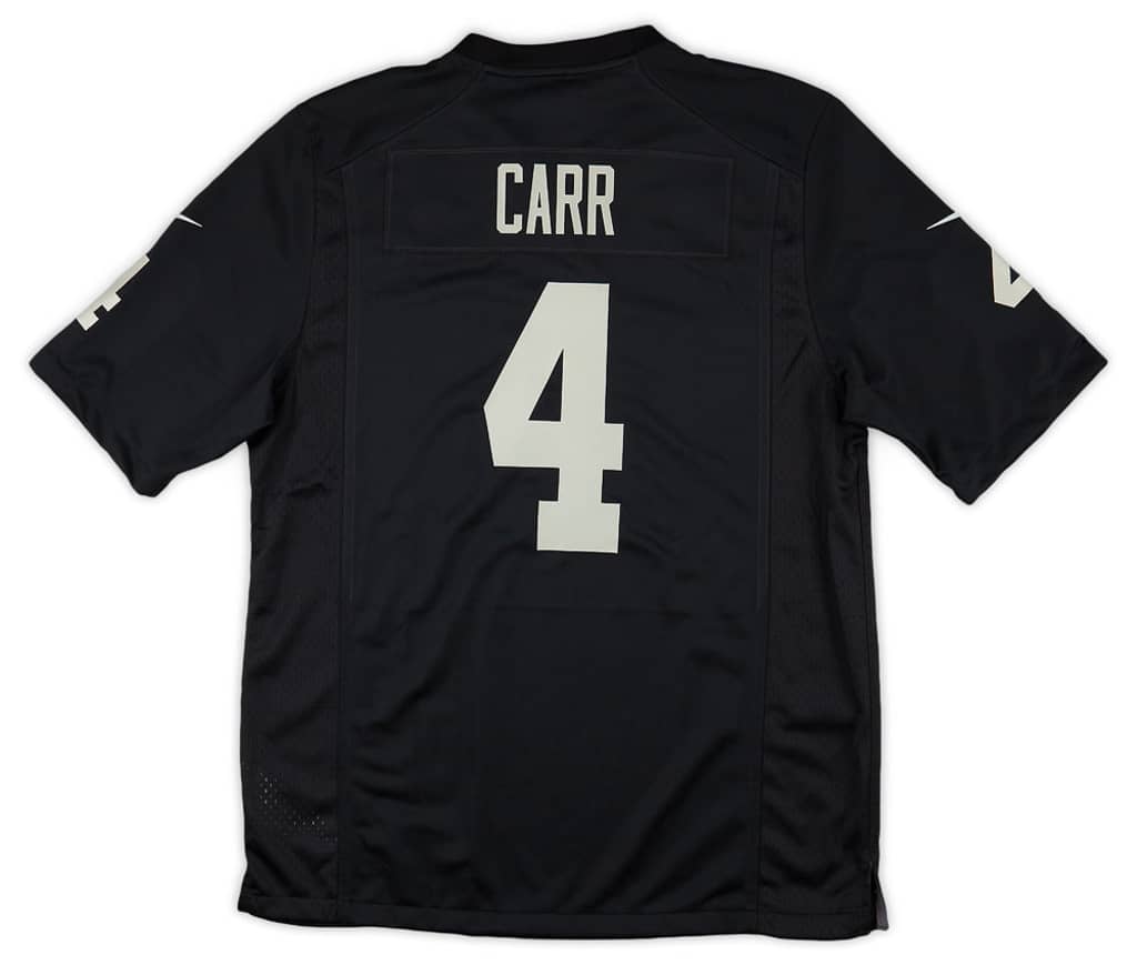 2020-22 Las Vegas Raiders Carr #4 Nike Game Jersey (Home) XL - W/Tags