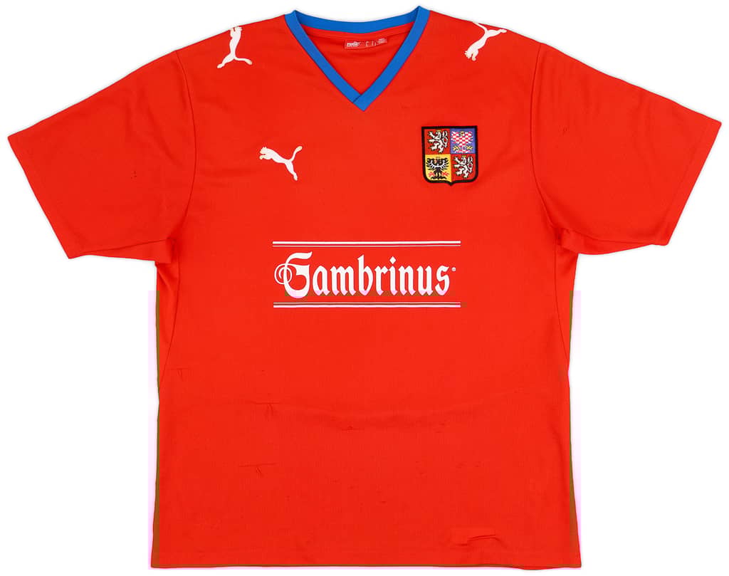 2008-09 Czech Republic Basic Home Shirt - 6/10 - (L)