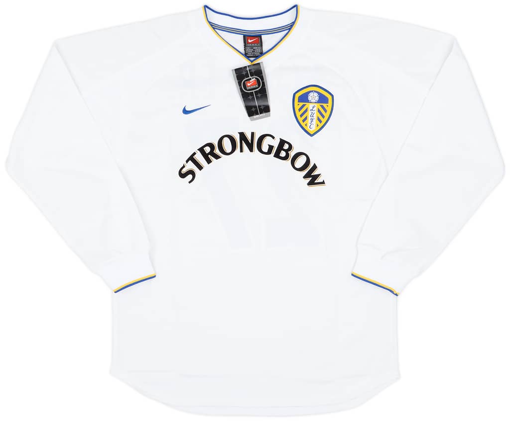 2000-02 Leeds United Home L/S Shirt Fowler #27 (S)