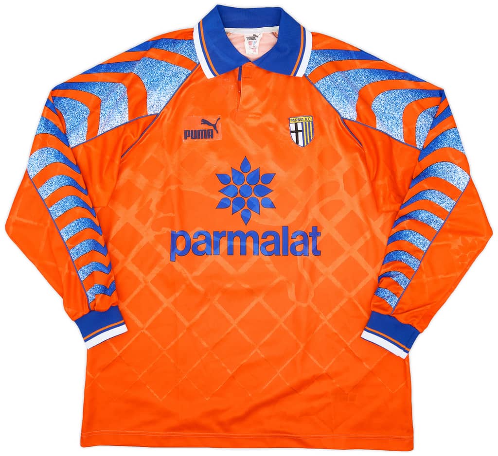 1996-97 Parma Third L/S Shirt Zola #10 - 8/10 - (XL)