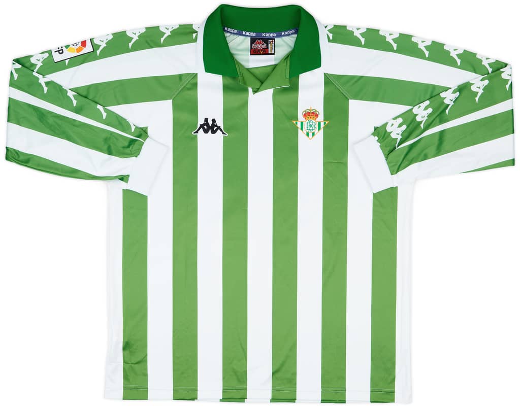 2000-01 Real Betis Match Issue Home L/S Shirt T. Mestre #24