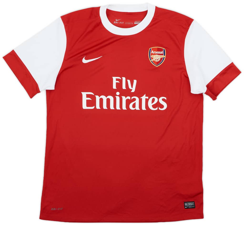 2010-11 Arsenal Home Shirt Fabregas #4 - 8/10 - (L)