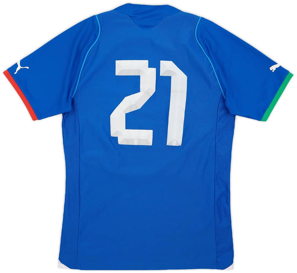 2013 Italy Confederations Cup Home Shirt #21 - 7/10 - (L)