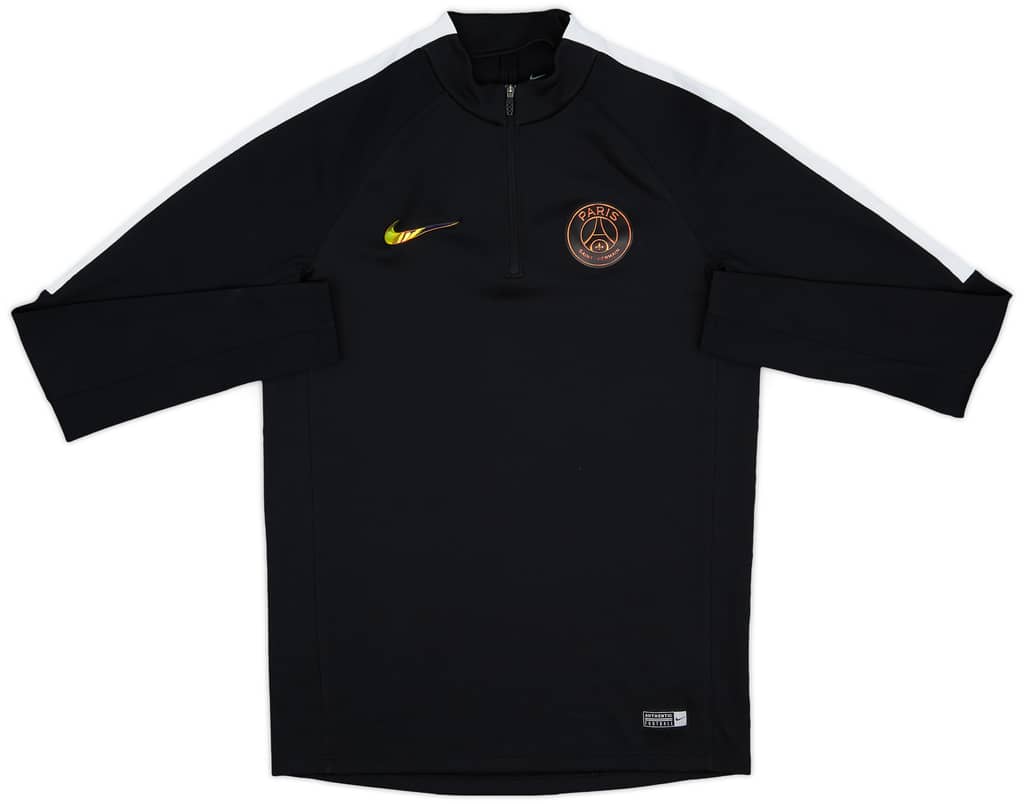 2016-17 Paris Saint-Germain Nike 1/4 Zip Training Top - 8/10 - (S)