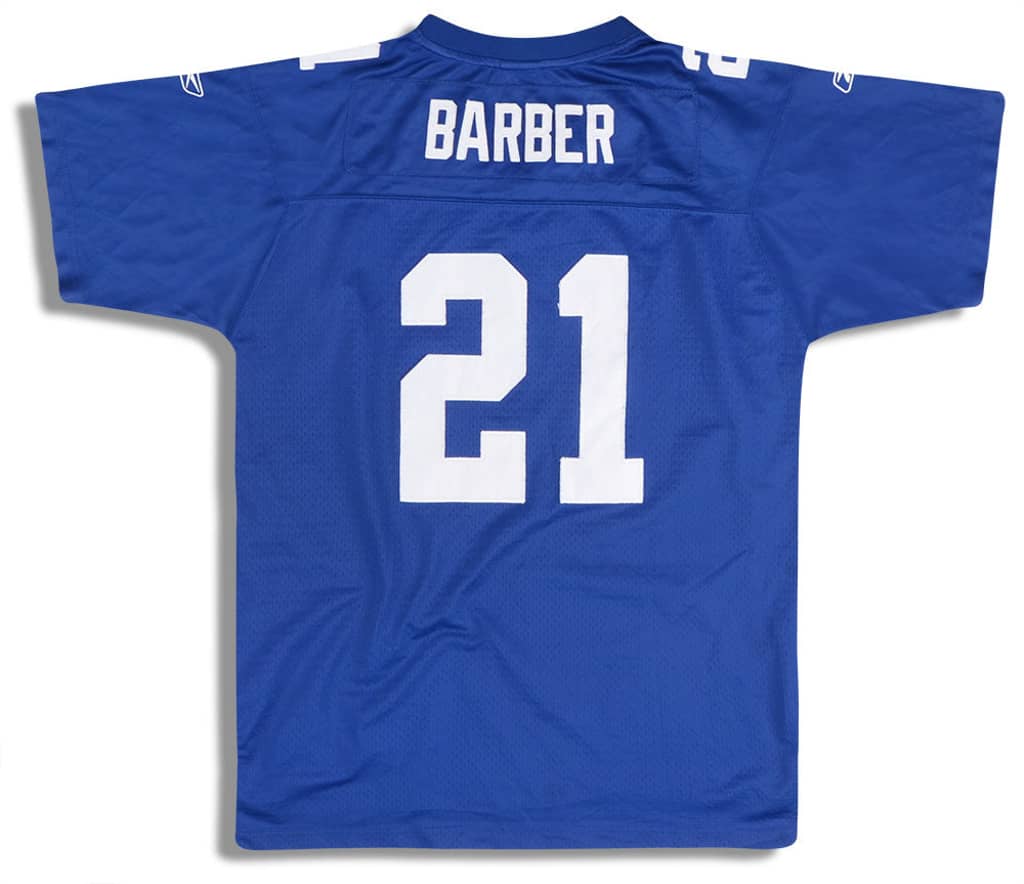 2005-06 New York Giants Barber #21 Reebok Premier Jersey (Home) Y