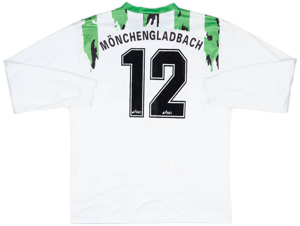 1994-95 Borussia Monchengladbach Match Issue Home L/S Shirt #12