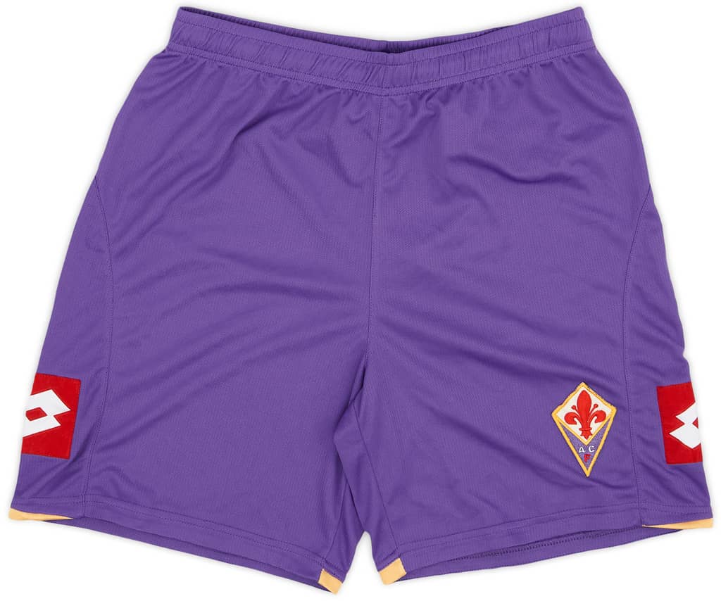 2009-10 Fiorentina Home Shorts - 9/10 - (L)