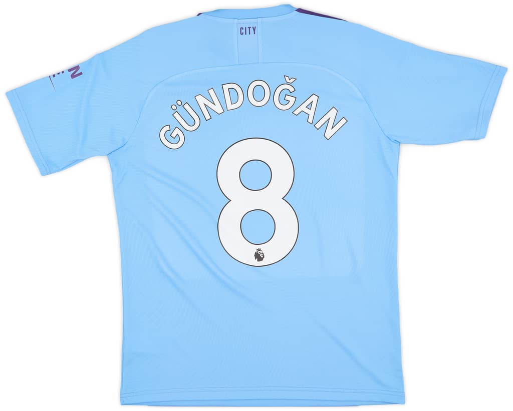 2019-20 Manchester City Home Shirt Gundogan #8 (M)