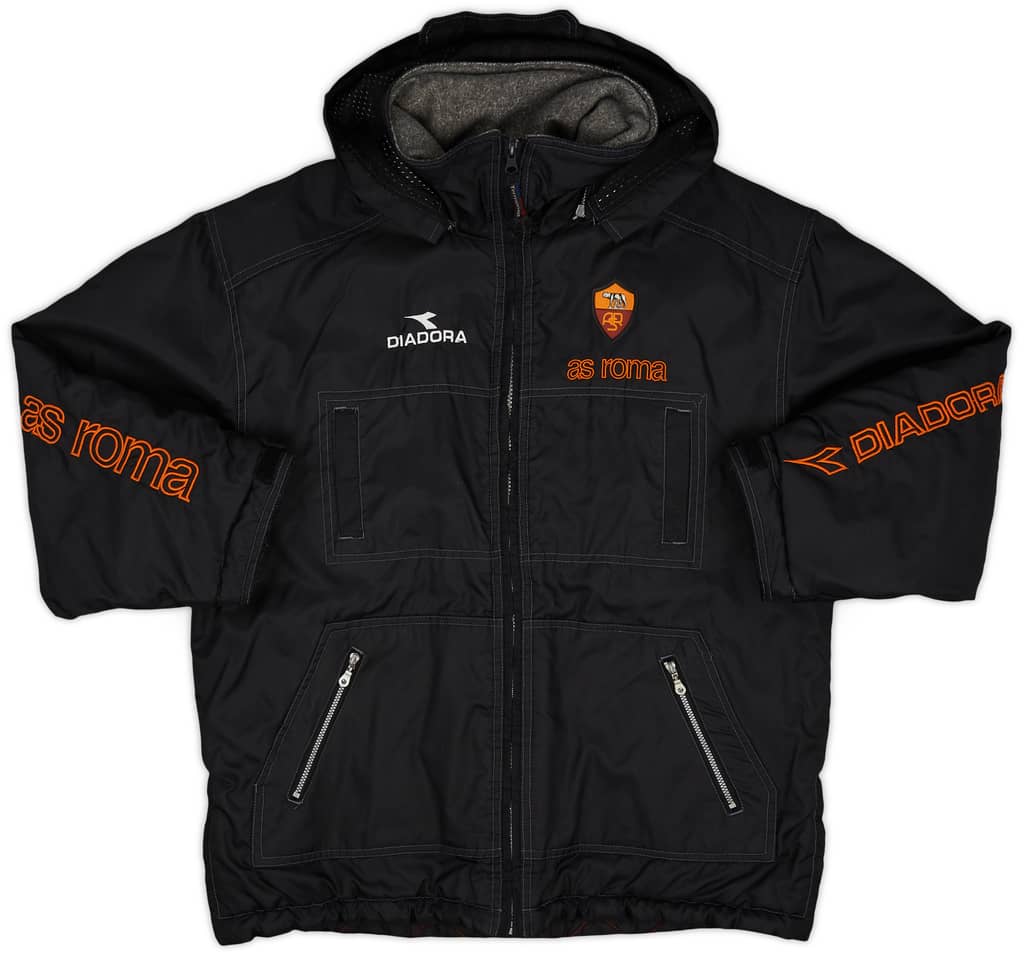 1999-00 Roma Diadora Padded Bench Coat - 8/10 - (S)