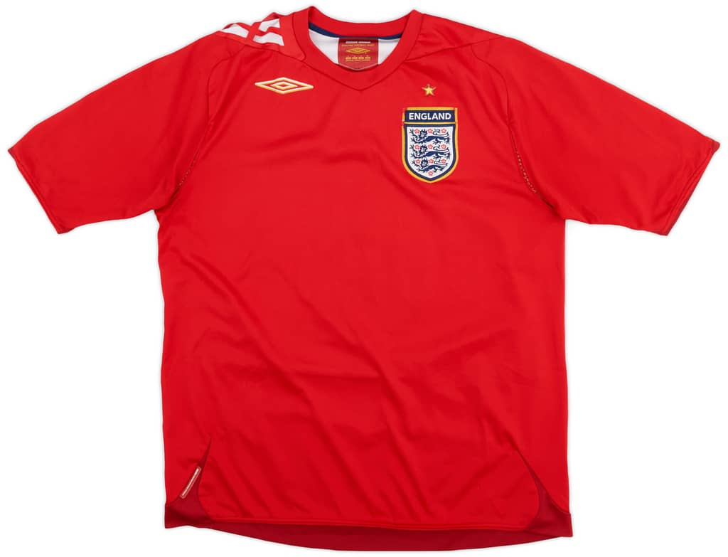 2006-08 England Away Shirt Gerrard #4 - 4/10 - (L)