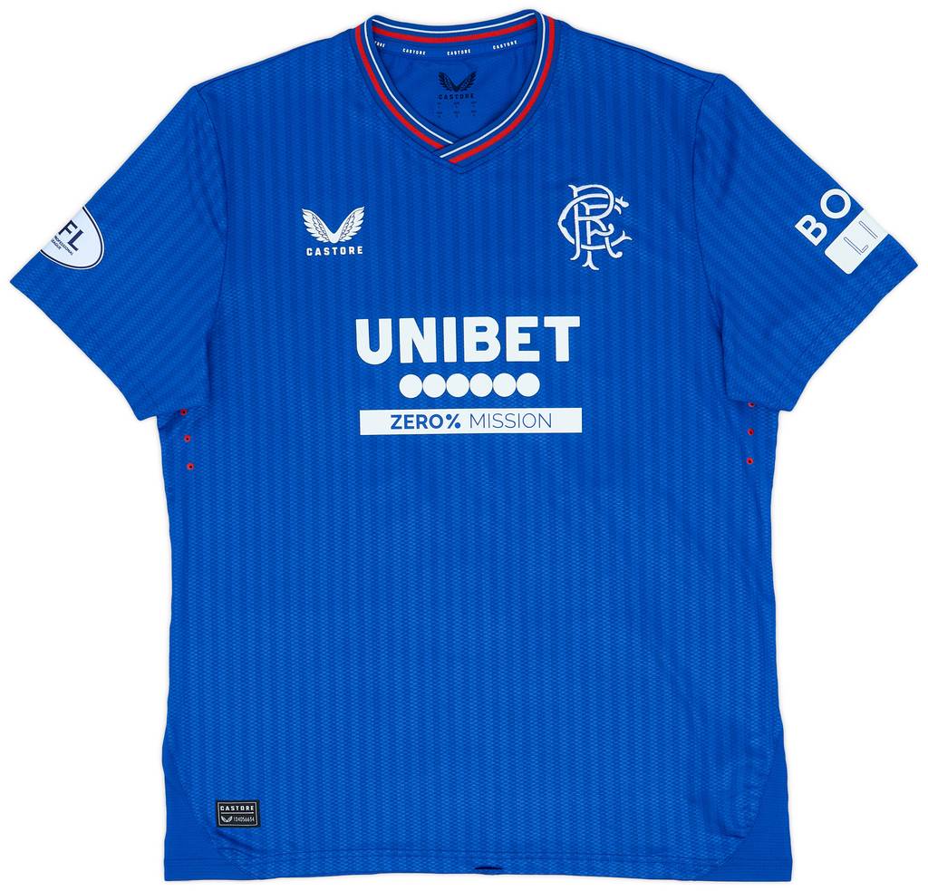 2023-24 Rangers Match Issue Home Shirt Balogun #27