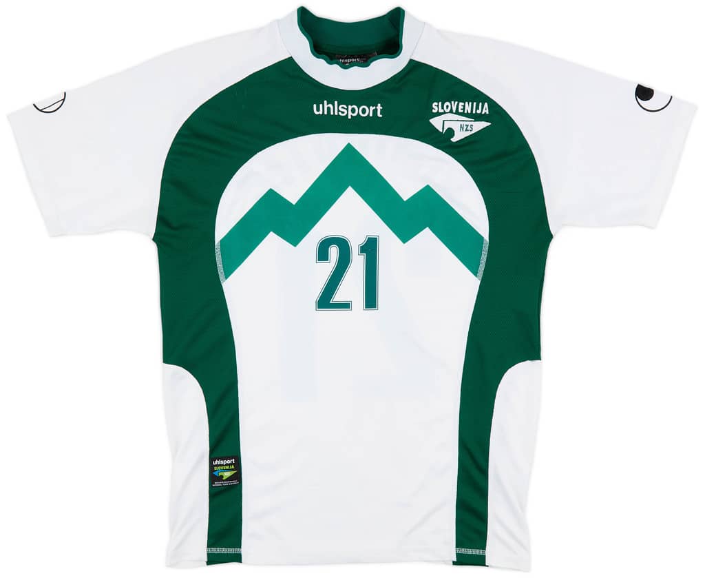 2002-03 Slovenia Home Shirt Cimirotic #21 - 8/10 - (XL)