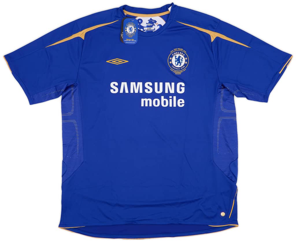 2005-06 Chelsea Centenary Home Shirt Drogba #15 (XXL)