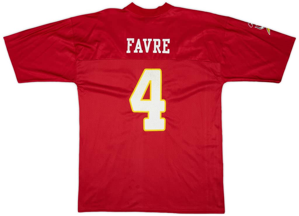 2009-10 Minnesota Vikings Favre #4 Reebok Replica Alternate Jersey - 6/10 - (XL)