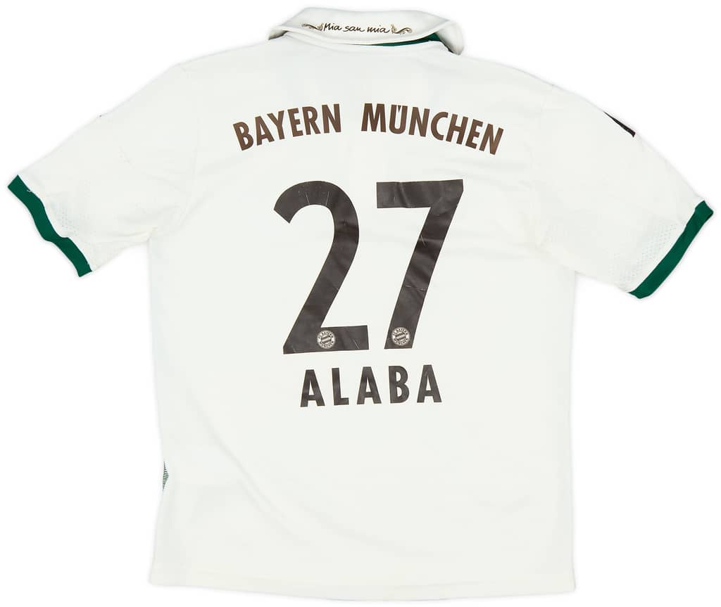 2013-14 Bayern Munich Away Shirt Alaba #27 - 7/10 - (S.Boys)