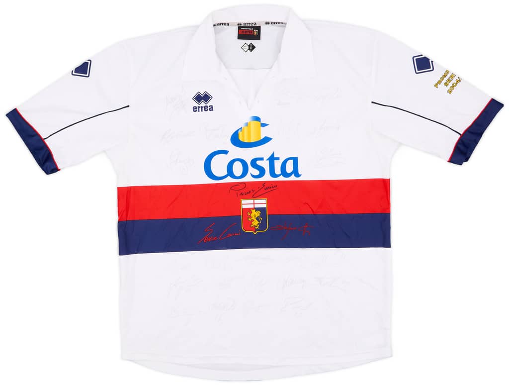 2004-05 Genoa 'Signed' Special Shirt - 8/10 - (XL)