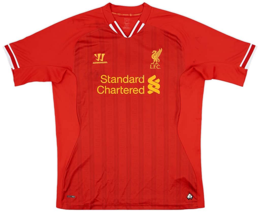 2013-14 Liverpool Home Shirt Gerrard #8 - 6/10 - (XXL)