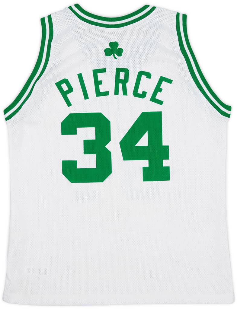 2006-10 Boston Celtics Pierce #34 Champion Home Jersey - 7/10 - (XL.Boys)