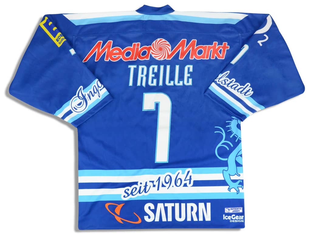 2007-08 ERC Ingolstadt Treille #7 Ice Gear Jersey (Home) XL