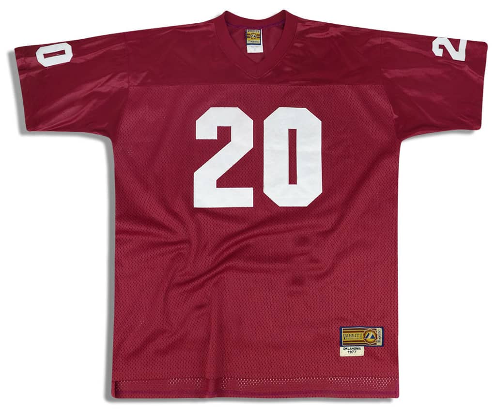1977 Oklahoma Sooners Sims #20 Majestic Varsity Traditions Jersey (Home) XL