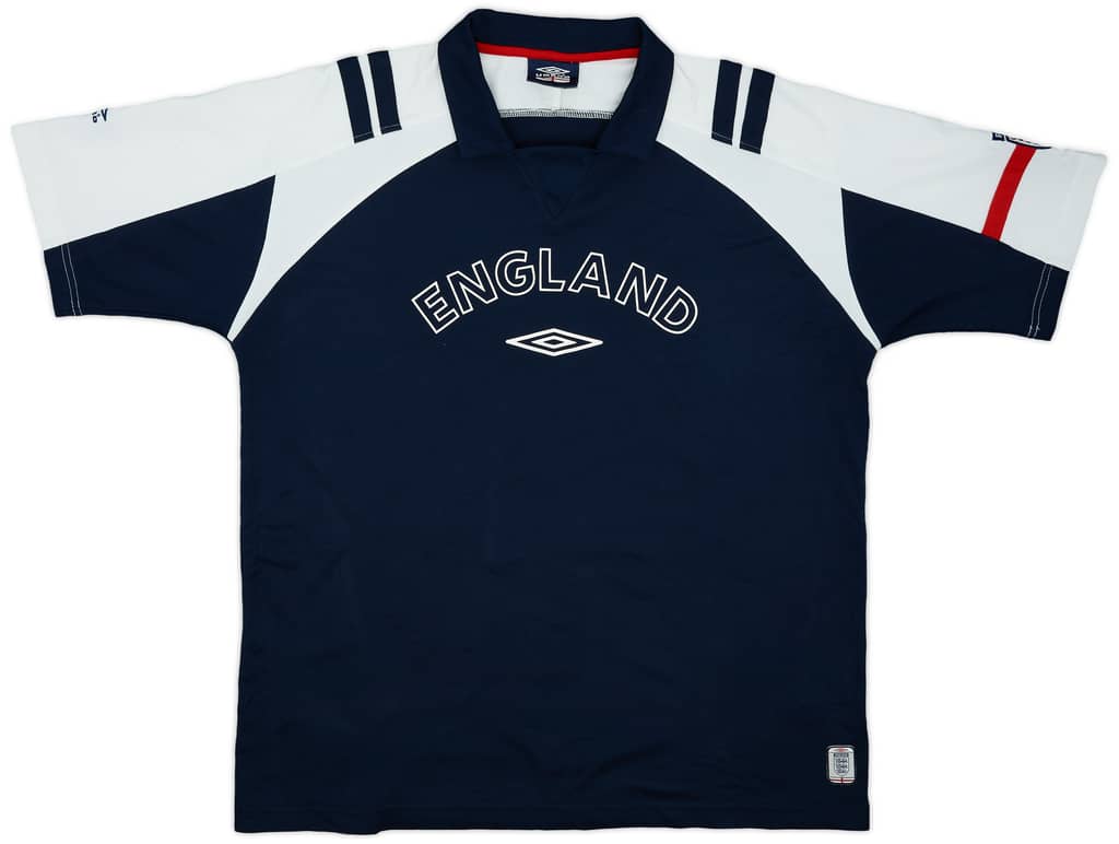 2002-03 England Umbro Polo Shirt - 7/10 - (XXL)