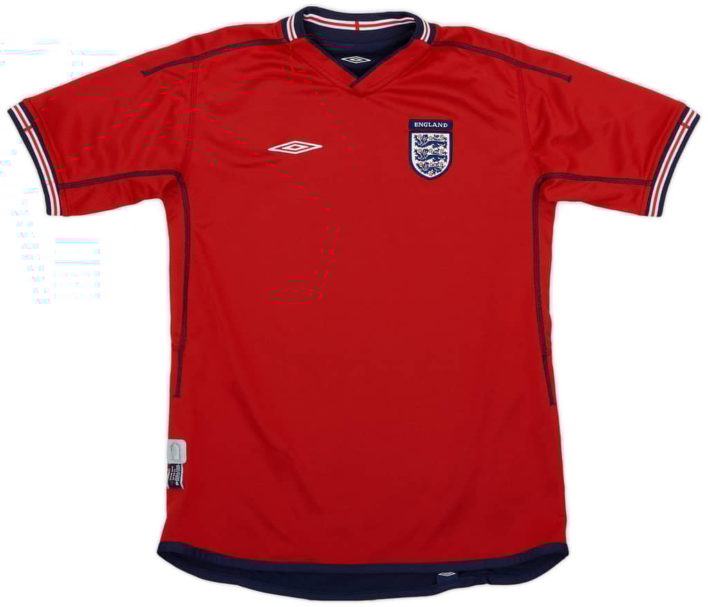 2002-04 England Away Shirt - 9/10 - (XL.Boys)