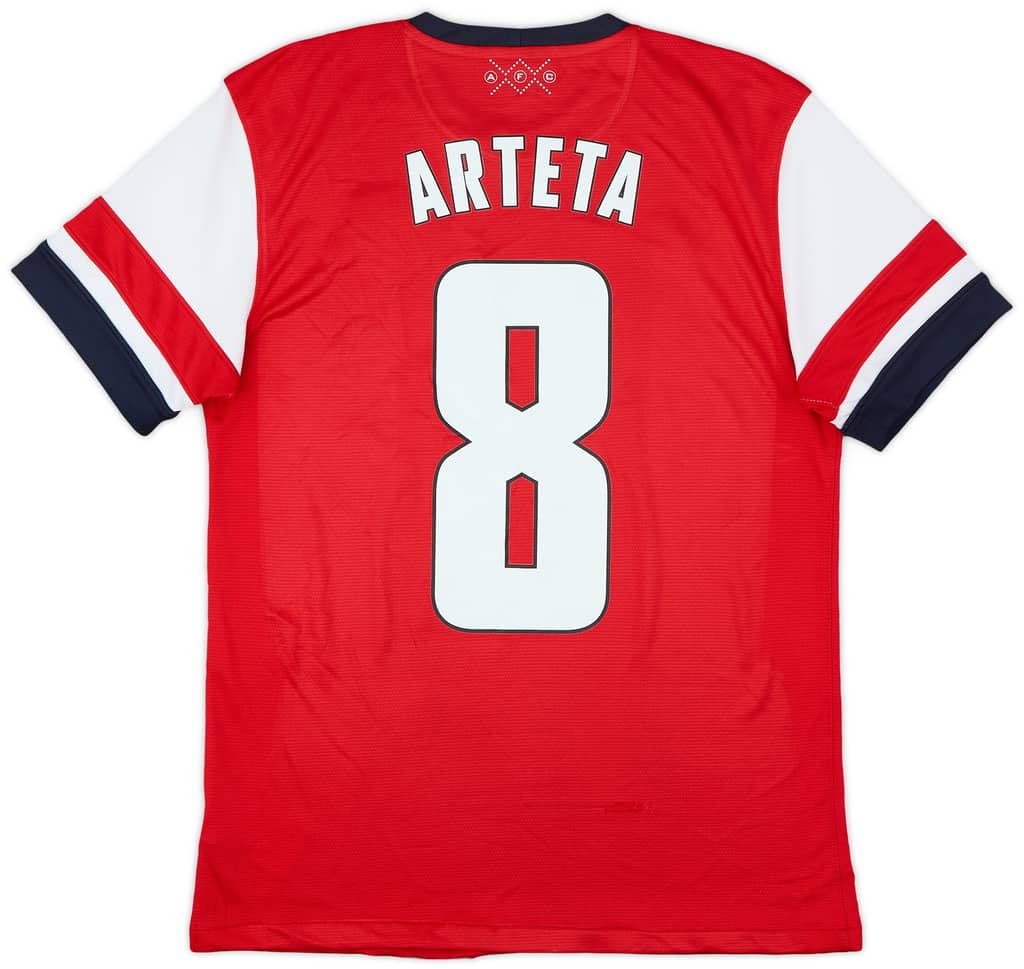 2012-14 Arsenal Home Shirt Arteta #8 - 5/10 - (S)