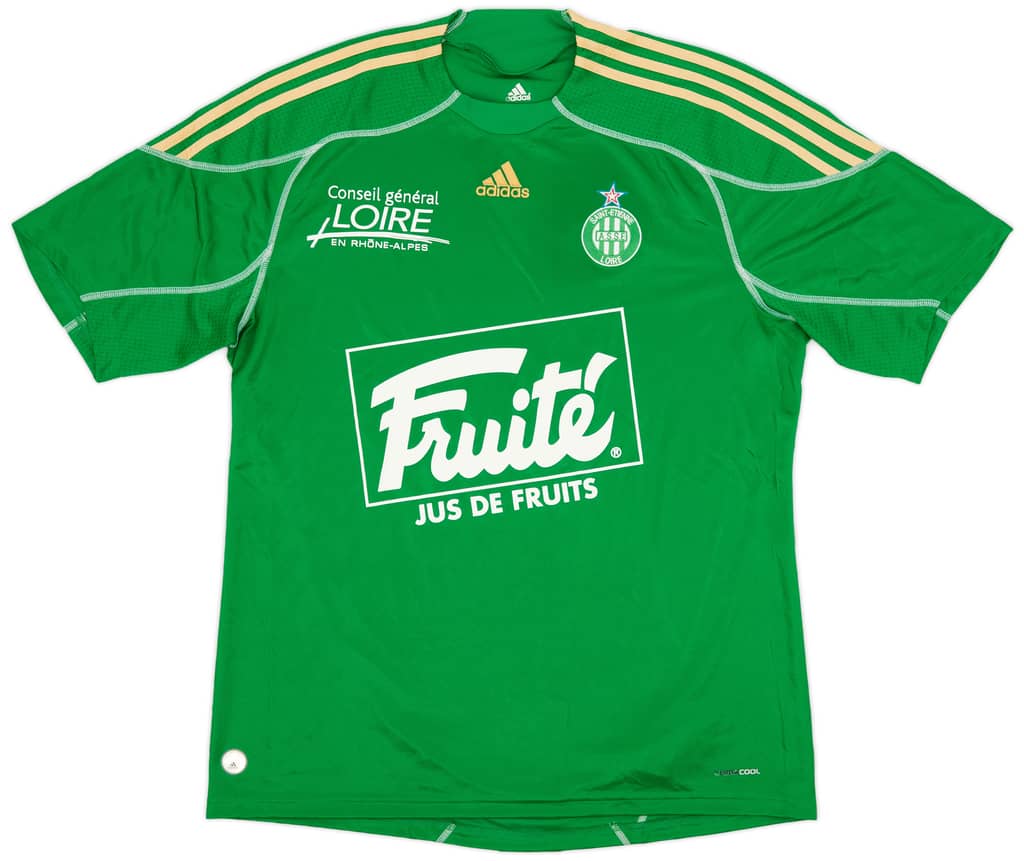 2009-10 Saint Etienne Home Shirt - 8/10 - (XL)