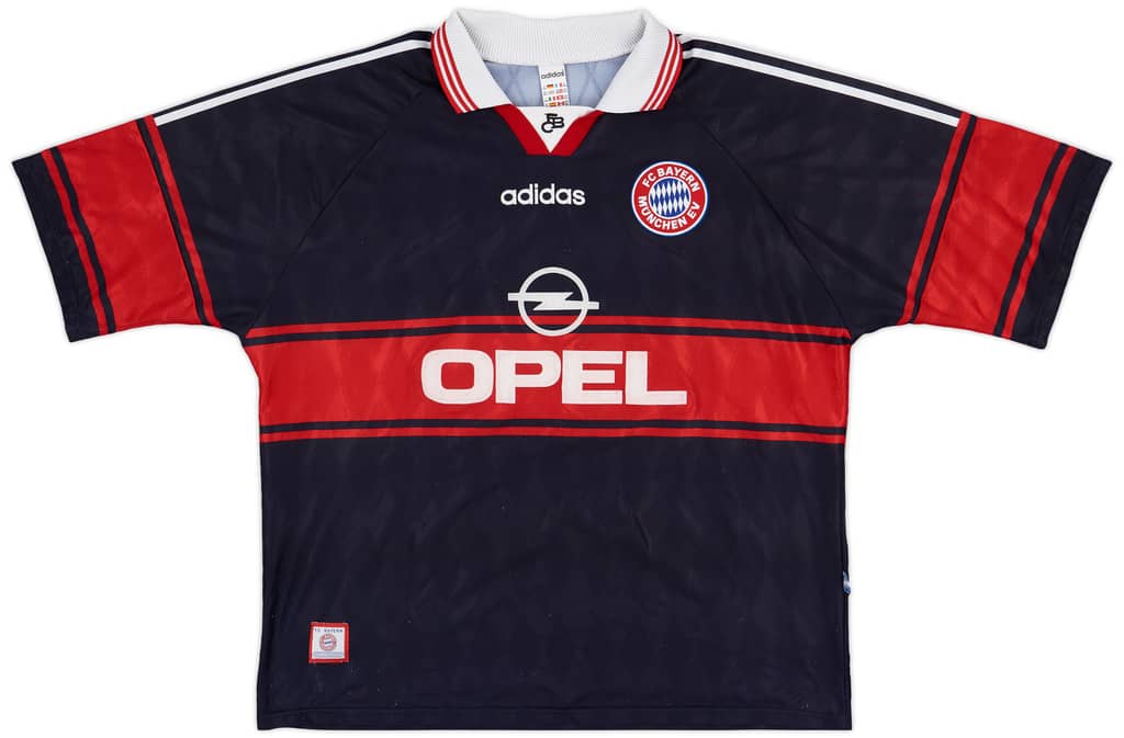 1997-99 Bayern Munich Home Shirt Basler #13 - 7/10 - (XXL)