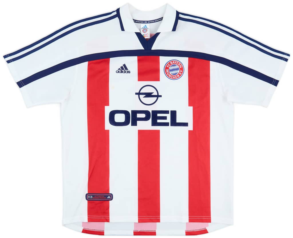 2000-01 Bayern Munich Away Shirt Elber #9 - 9/10 - (XL)