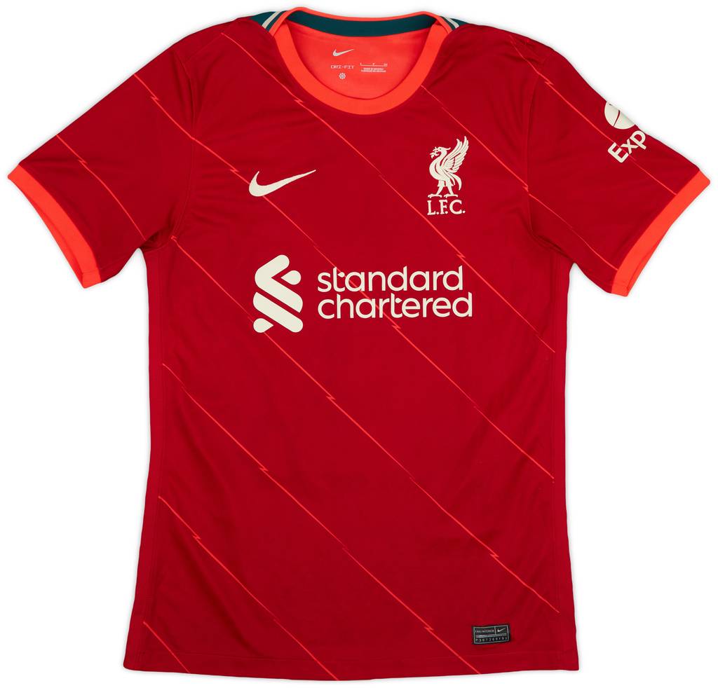 2021-22 Liverpool Home Shirt Firmino #9 - 9/10 - (S)