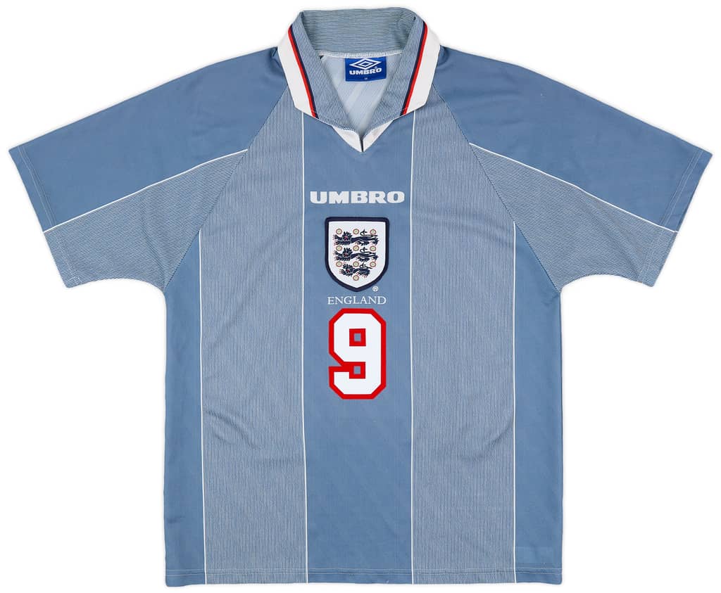 1996-97 England Away Shirt Shearer #9 - 6/10 - (M)