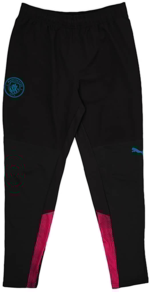 2021-22 Manchester City Puma Track Pants/Bottoms - 7/10 - (L)