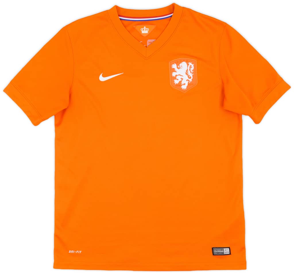 2014-15 Netherlands Home Shirt - 8/10 - (XL.Boys)