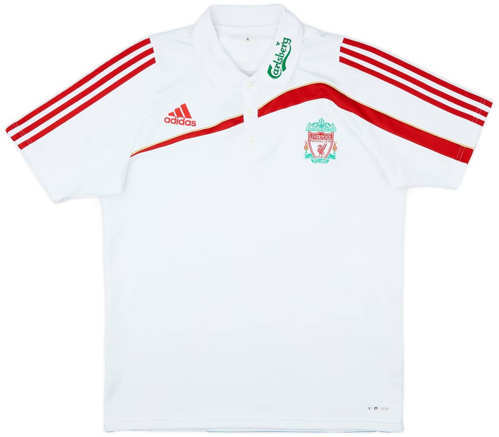 2009-10 Liverpool adidas Polo Shirt - 9/10 - (L)