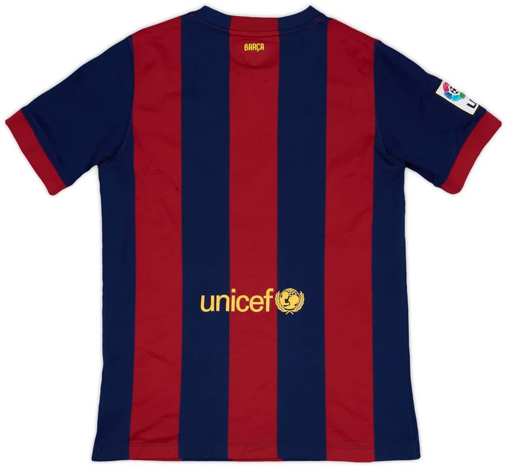 2014-15 Barcelona Home Shirt - 7/10 - (XL.Boys)