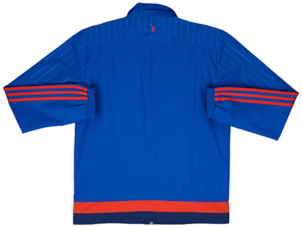 2015-16 Manchester United adidas Track Jacket - 8/10 - (S)