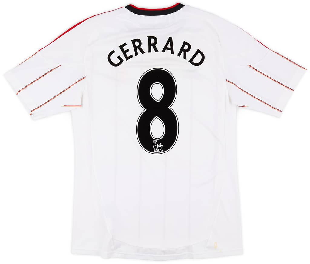 2010-11 Liverpool Away Shirt Gerrard #8 - 7/10 - (M)