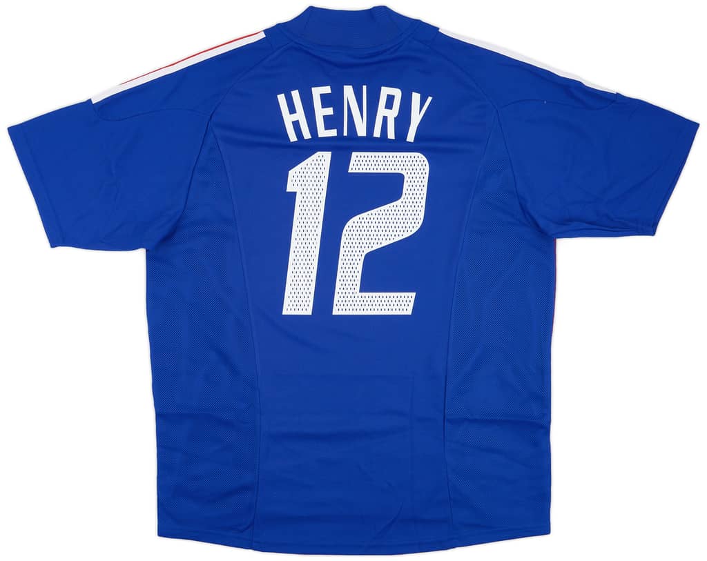 2002-04 France Home Shirt Henry #12 (L)