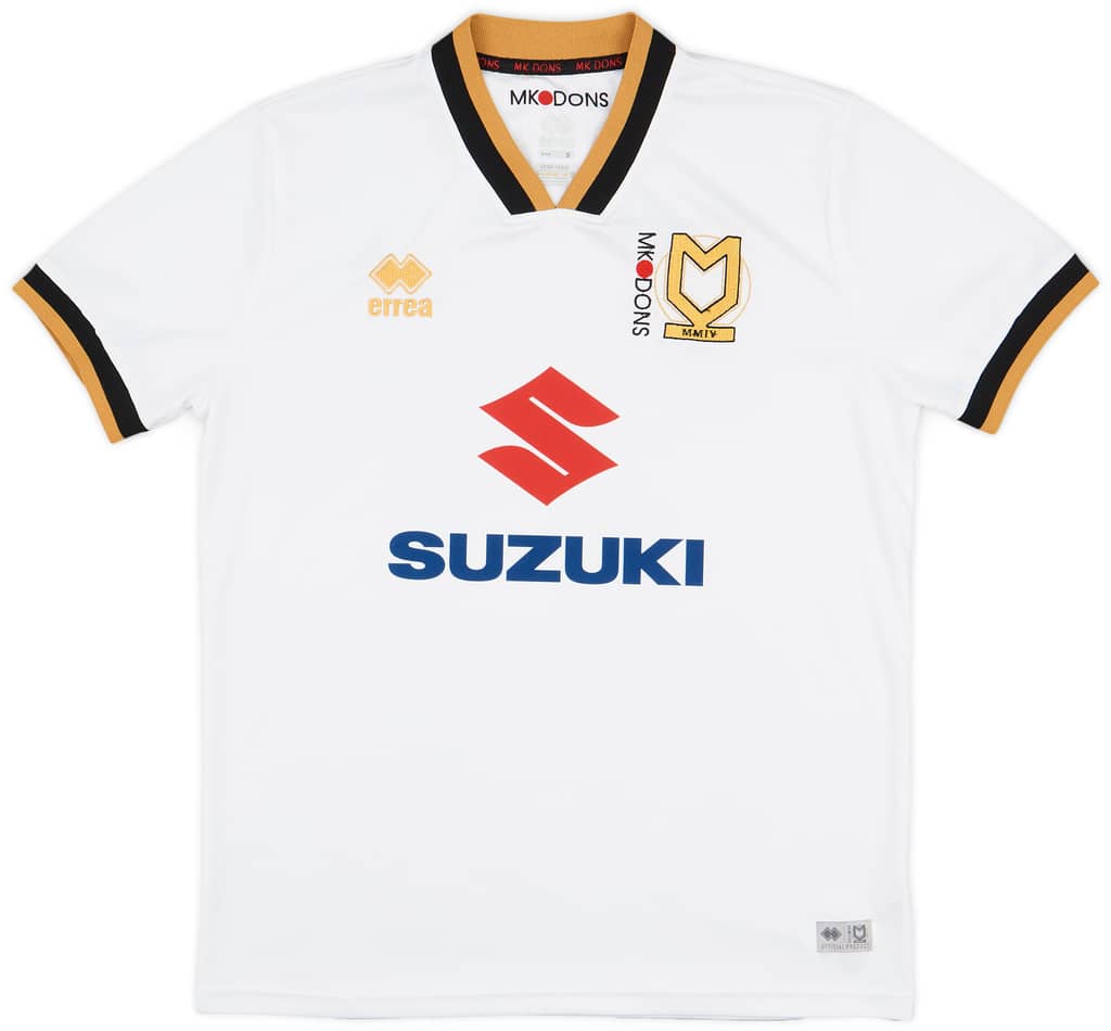 2020-21 MK Dons Home Shirt - 9/10 - (S)