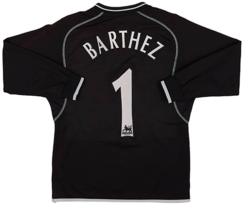 2000-02 Manchester United GK Shirt Barthez #1 - 6/10 - (L.Boys)