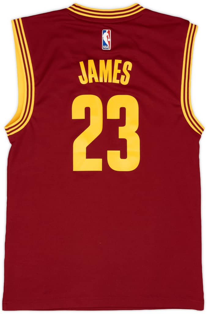 2014-17 Cleveland Cavaliers James #23 adidas Away Jersey - 9/10 - (XS)
