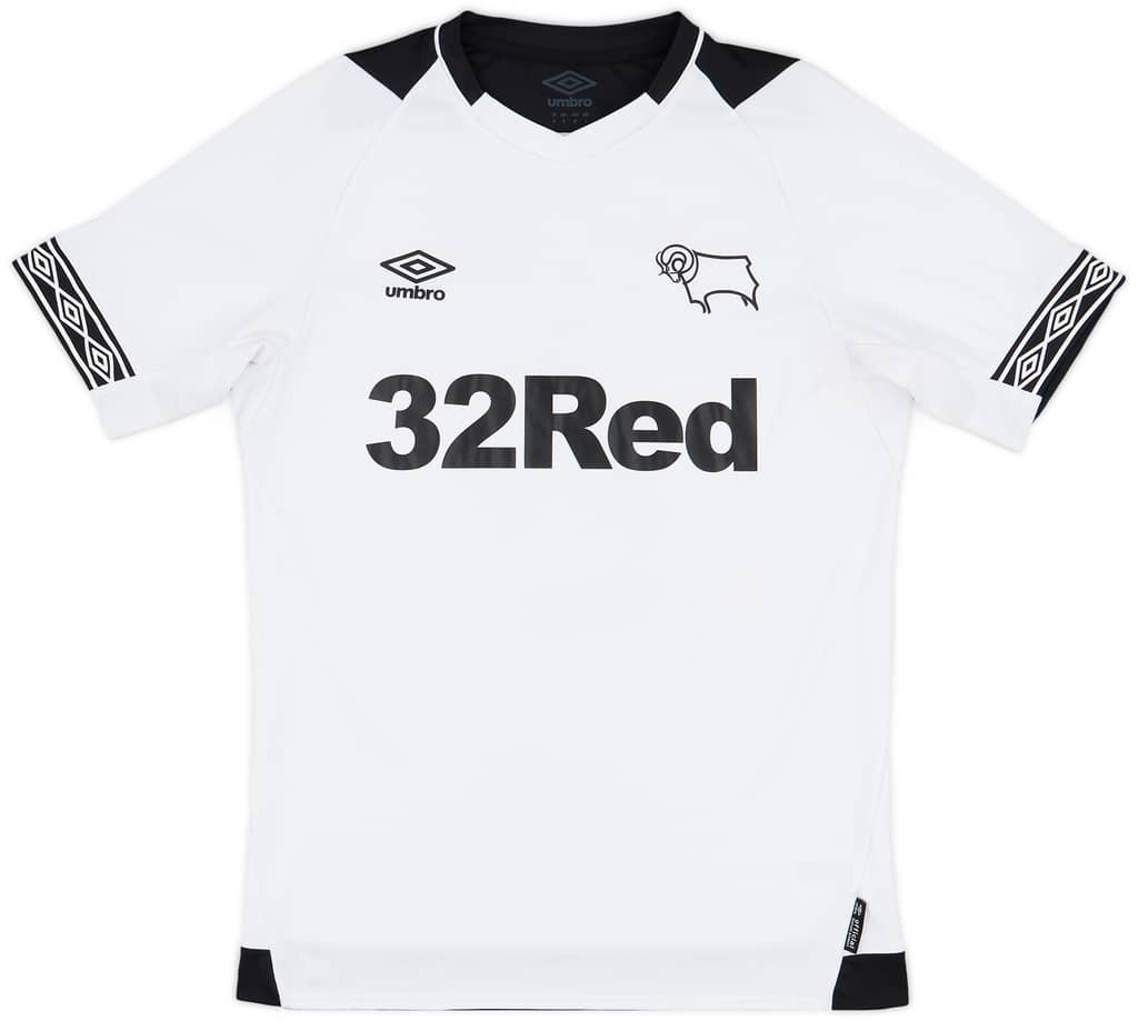 2018-19 Derby County Home Shirt Mount #8 - 9/10 - (S)