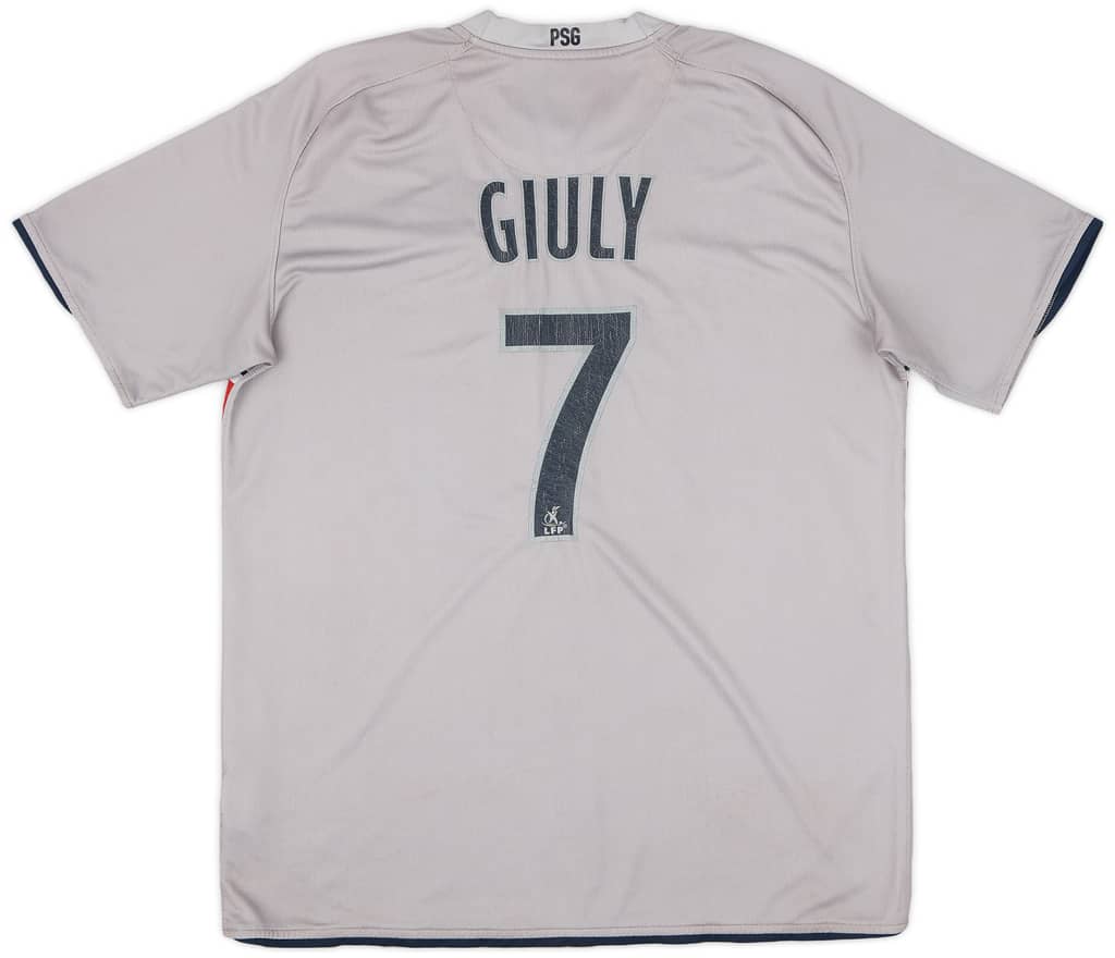 2008-09 Paris Saint-Germain Away Shirt Giuly #7 - 5/10 - (L)